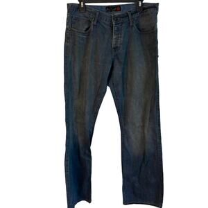 G by Guess Straight Leg Rolland Low Bootcut Jeans Size 34